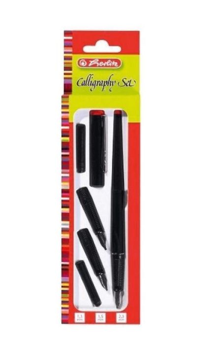 Zestaw do kaligrafii 1.1, 1.5, 2.3 mm HERLITZ pudełko,6,5x23,5x2 cm