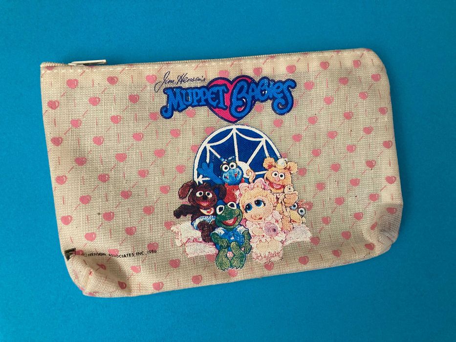 Estojo Escolar dos Marretinhas Muppet Babies Anos 80