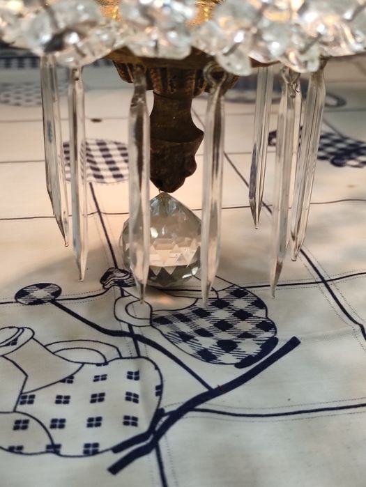 Lustre Antigo em Cristal