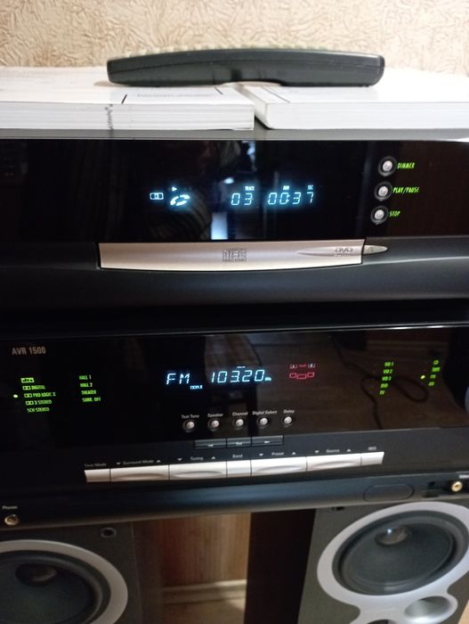 Harman kardon avr 1500 и dvd 1500 + акустика KEF Coda 90