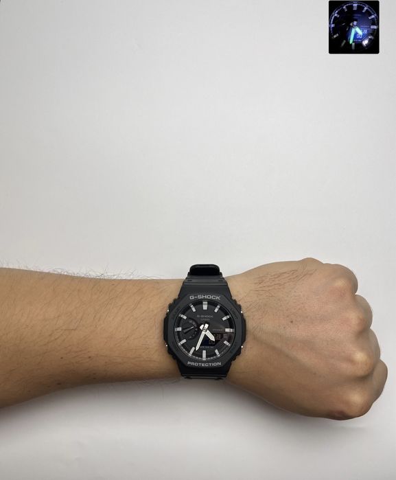 Casio ga-2100-1adr, тактичний годинник касіо, протиударний годинник