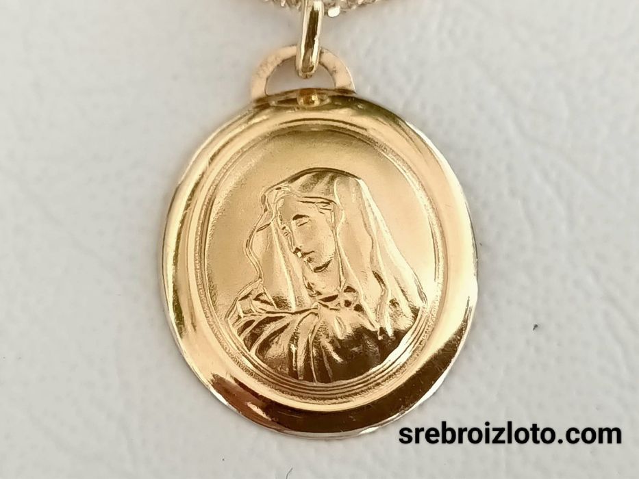 Medalik złoty próba 585