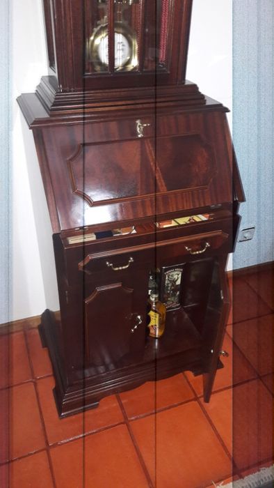 Relógio Coluna com pesos e base secretária