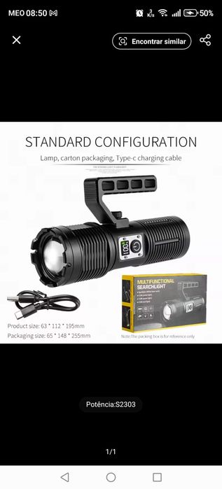 XHP160  - 16 LED's - 5.000 lúmens – alta potência e longo alcance