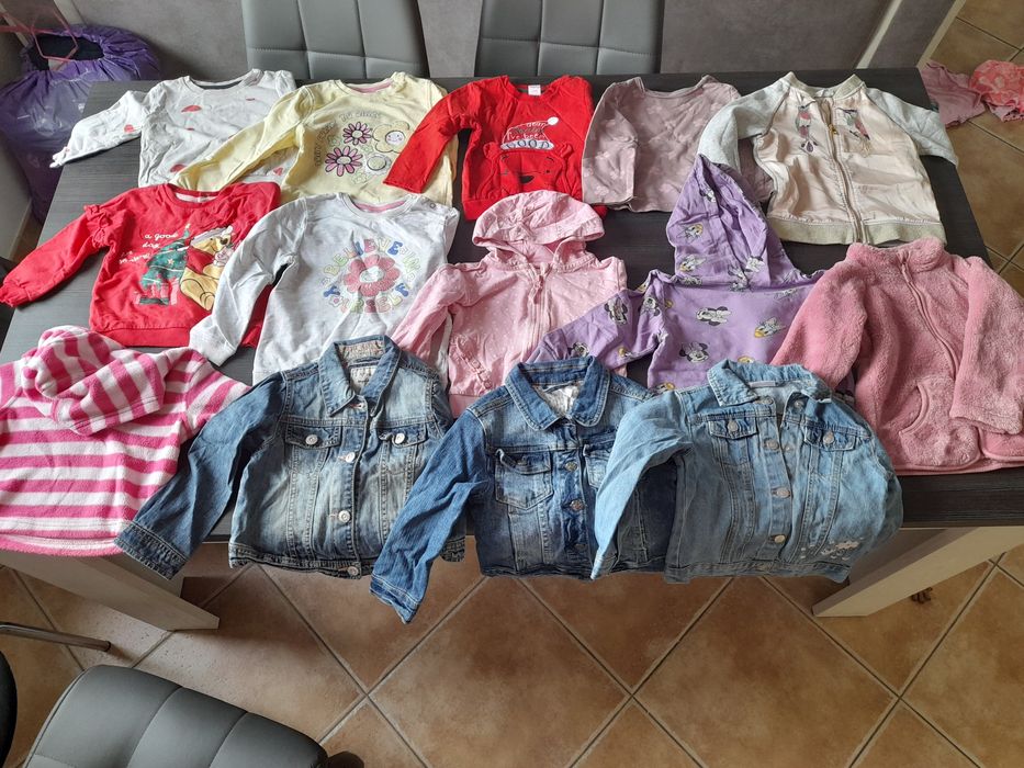 Paka ubrań dziewczynka 80
