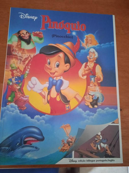 Livros infantis banda desenhada português/inglês