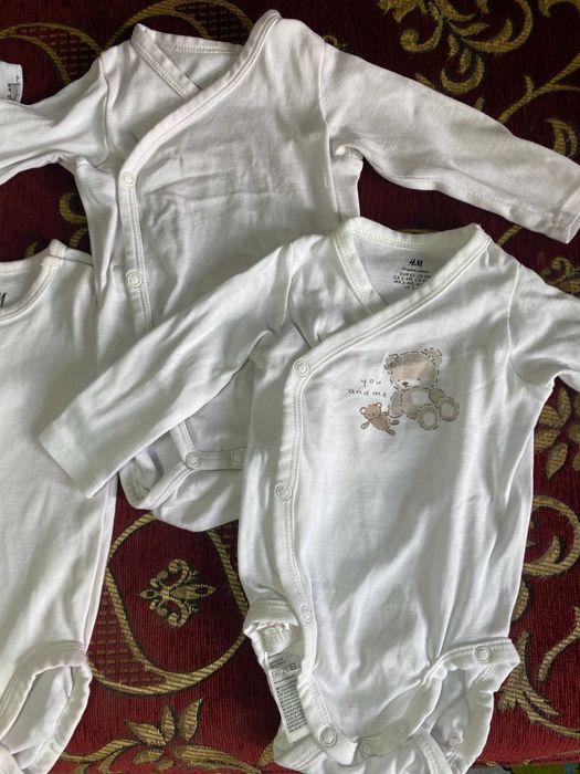 Набір комплект бодіків Н&М 2-4 міс ,62 р