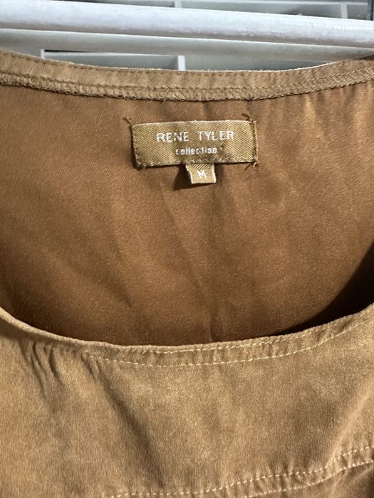 Sukienka mini imitacja zamszu rozmiar M