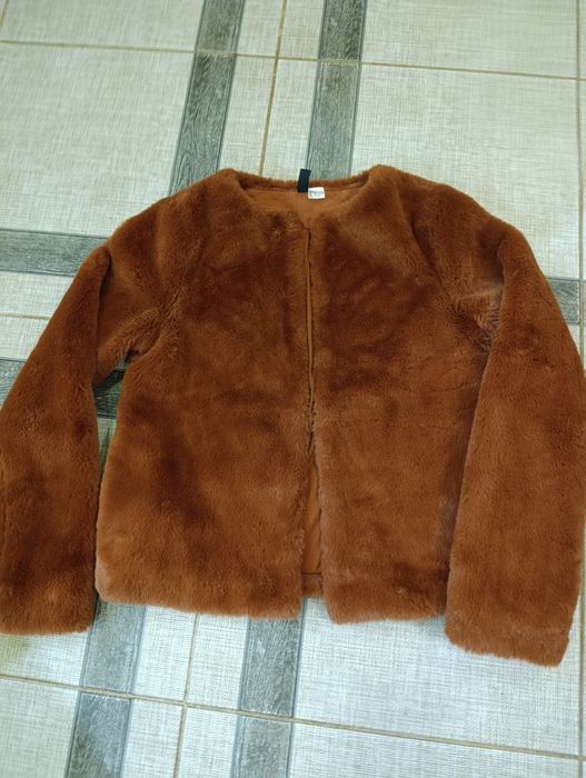 H&M, еко шубка, розмір XS