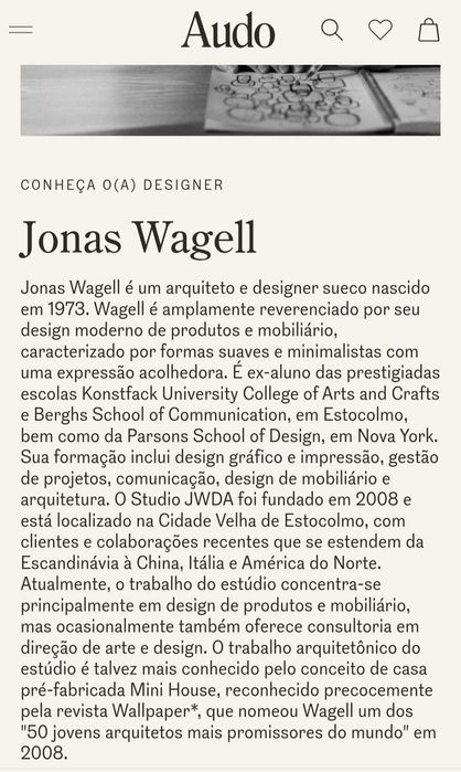 Candeeiro de mesa Audo