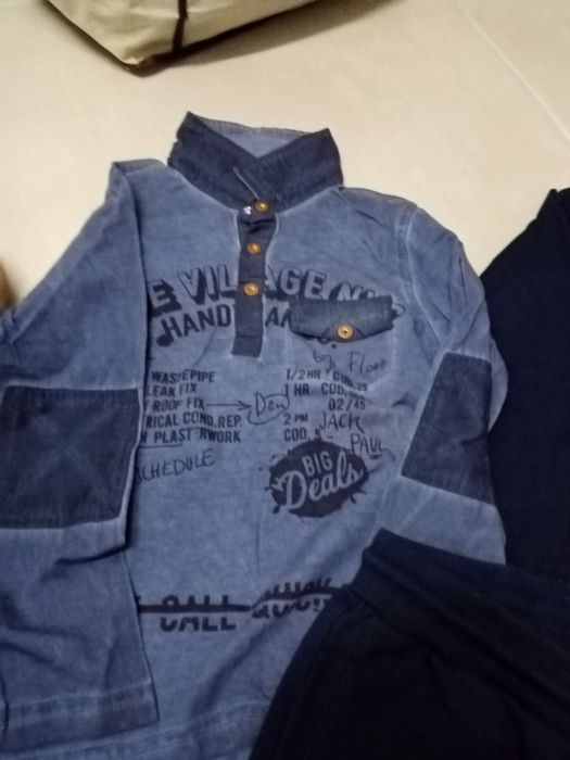 Conjunto calça mayoral e pólos chicco 5 anos