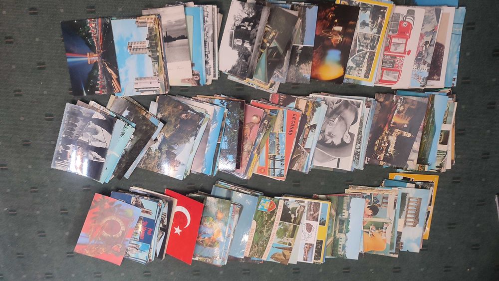 Lote 500 Postais Estrangeiros - Escritos