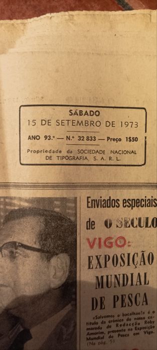 Jornal " O Século"