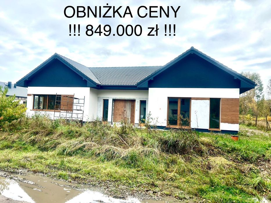 Dom jednorodzinny wolnostojący parterowy