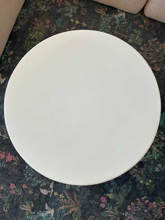 Mesa de centro - cimento branco