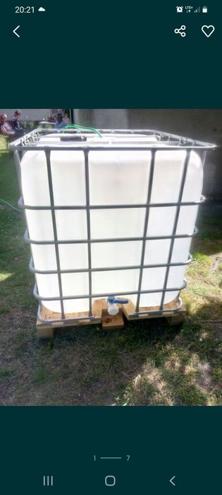 Zbiornik z wodą, mauzer 1000L
