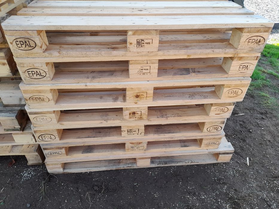 Palety euro , standard 120x80 I półpalety 60x80