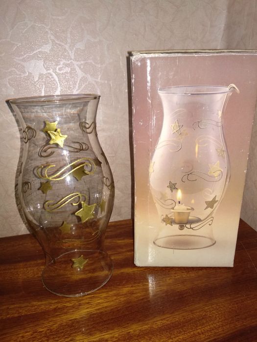 Стеклянное ограждение для свечи, торшер для лампы