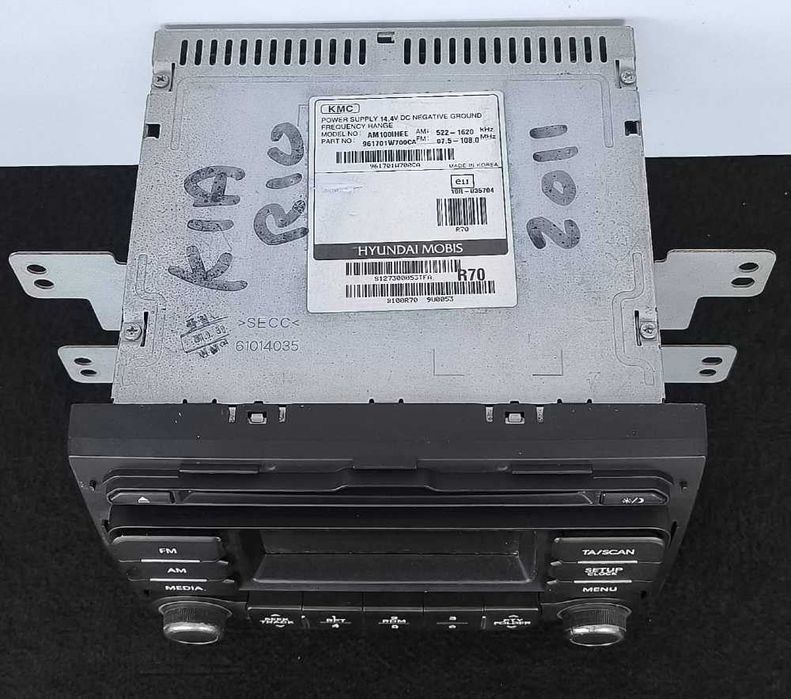 Rádio / Auto Rádio 961701W700CA - KIA RIO III