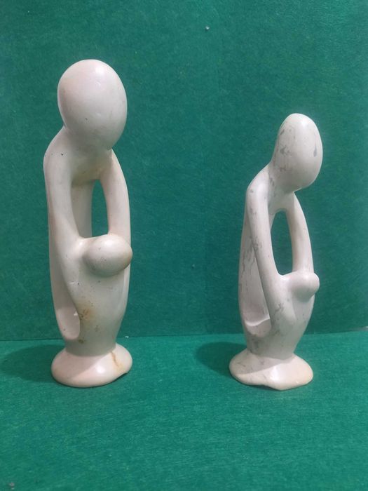 Figuras "pai" pedra sabão