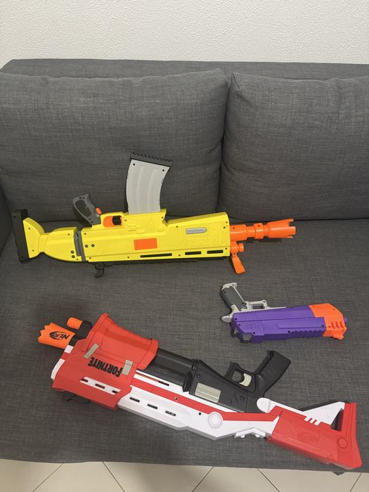 3 armas Nerf Fortnite