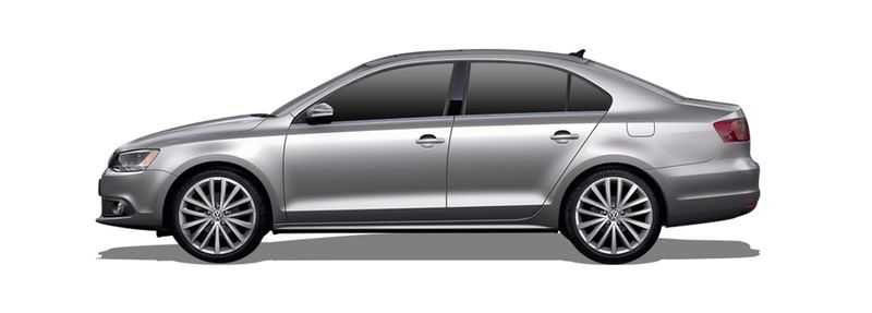 Bagażnik Dachowy Volkswagen JETTA VI Sedan 2011 do 2018 bazowy Relingi