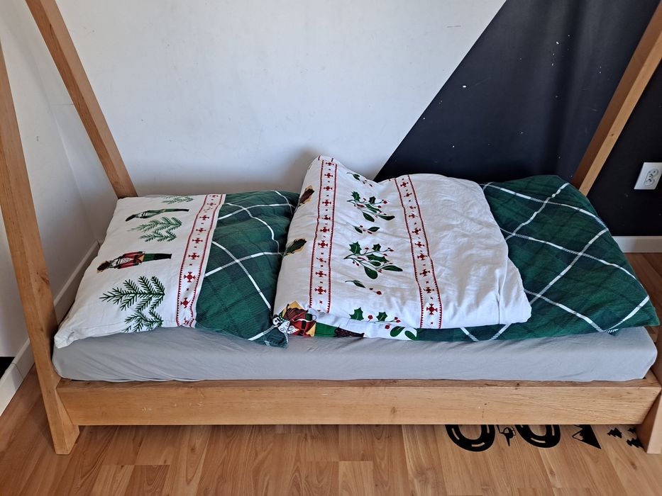 Łóżko dziecięce tipy lite drewno