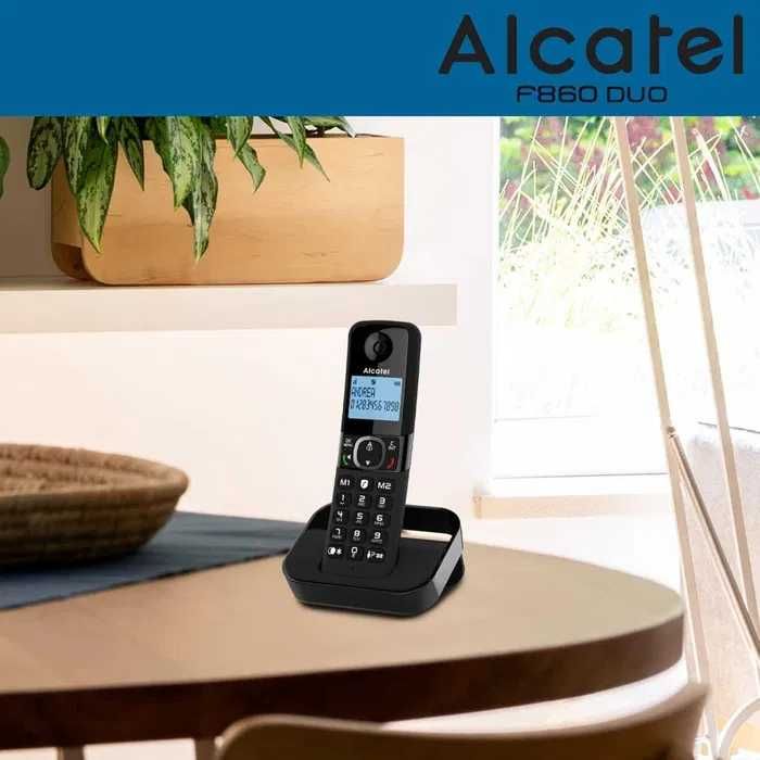 Alcatel F860 Duo Black – telefon stacjonarny