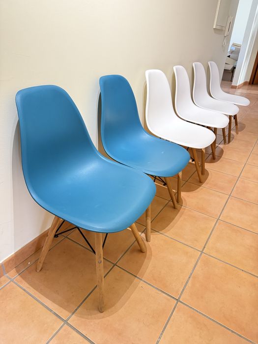 Kit 6 Cadeiras Eiffel