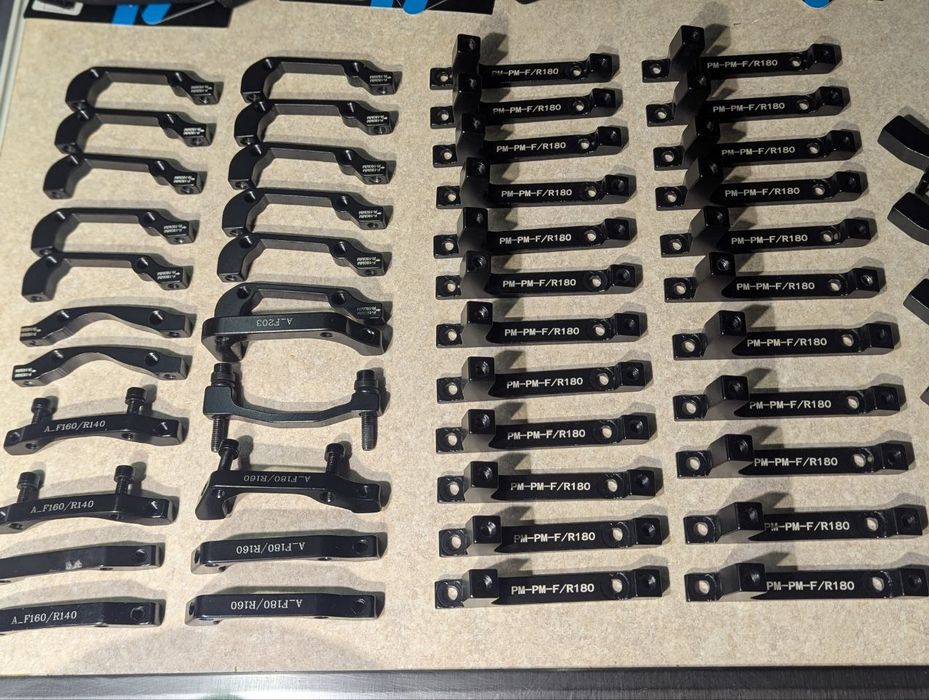 Адаптери для гальм велосипедні Shimano, A180/R160, 160/140, різні