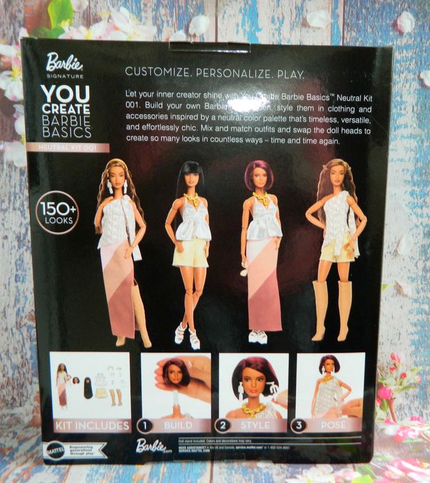 Базовый набор Барби Barbie Basics Signature You Create Neutral Kit 001 набір сет