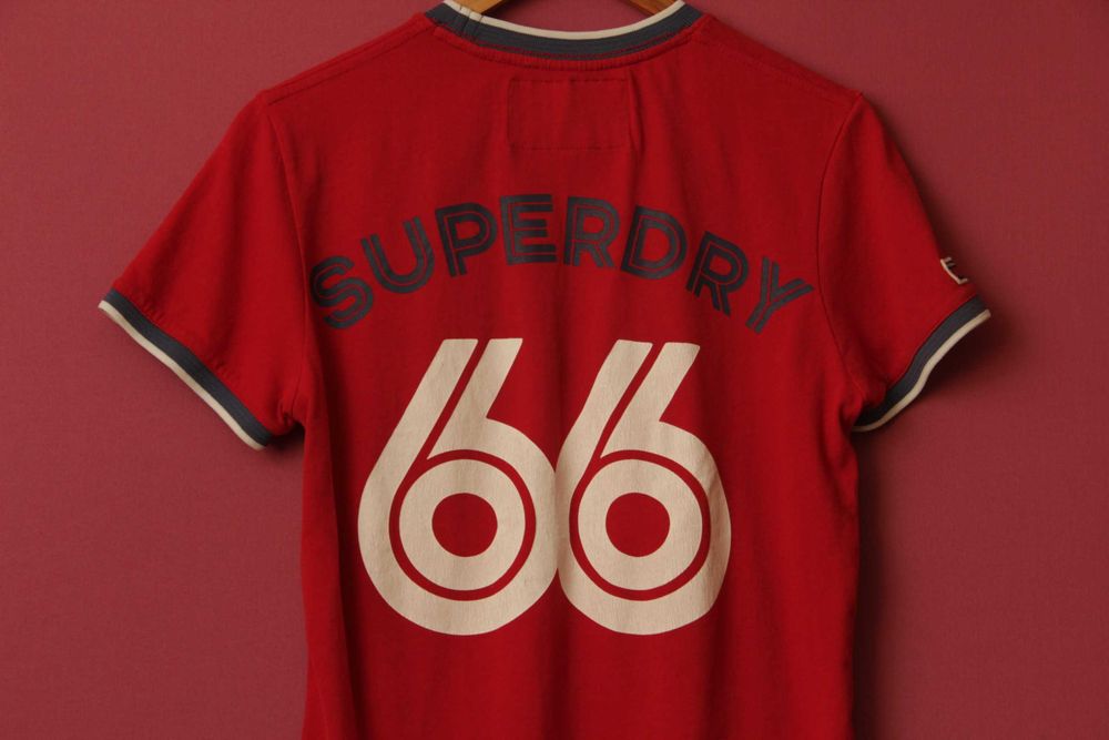 Superdry England trophy series рр S футболка из хлопка