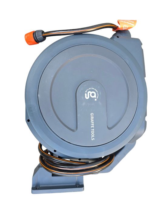 Wąż ogrodowy na bębnie. Zwijany 30m+2