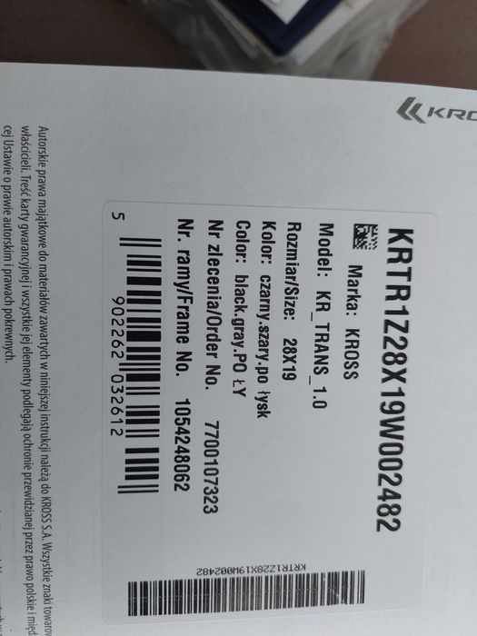 Rower KROSS Trans 1.0
