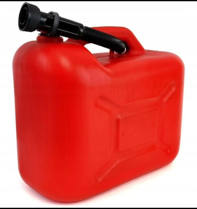 Kanister na paliwo 20 litrów, czerwony