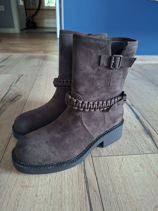 Botki NOWE zamsz