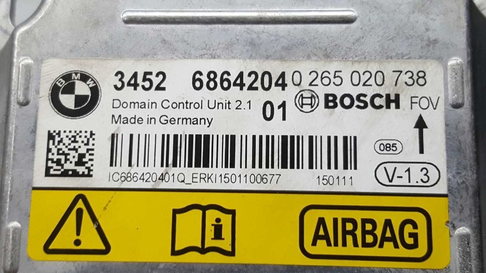 CENTRALINA DE AIRBAG BMW SERIE 1 LIM. (F20) 118D XDRIVE