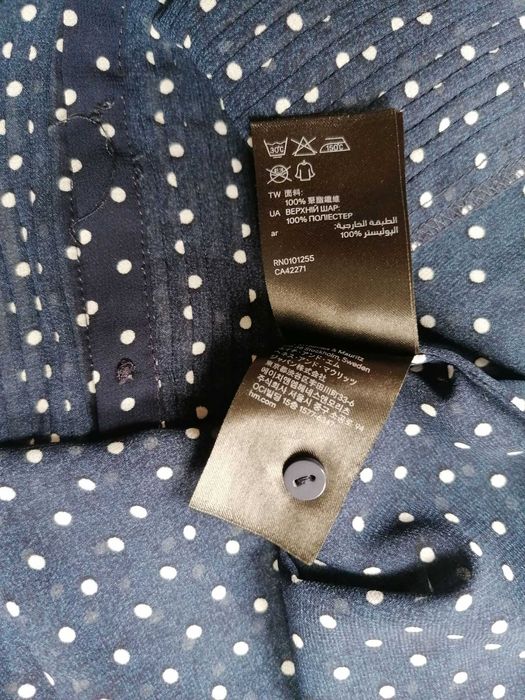 Bluzka w groszki H&M rozmiar 34