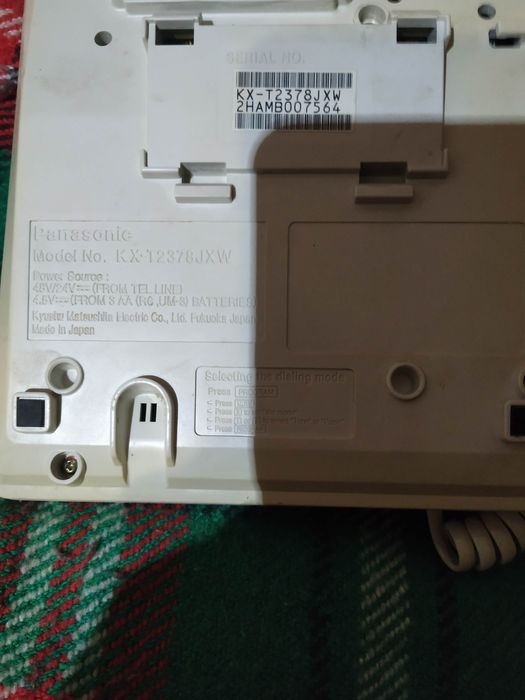 Телефон кнопочный Панасоник (2 линии)