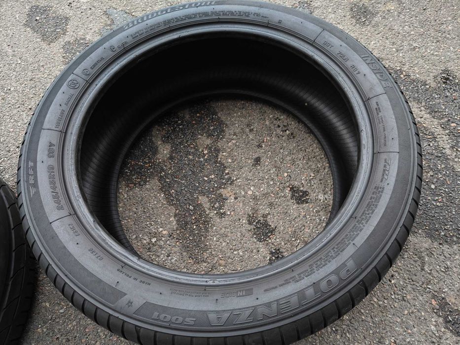 R19 245 45/R19 275 40 шини літні Bridgestone Potenza S001 RFT