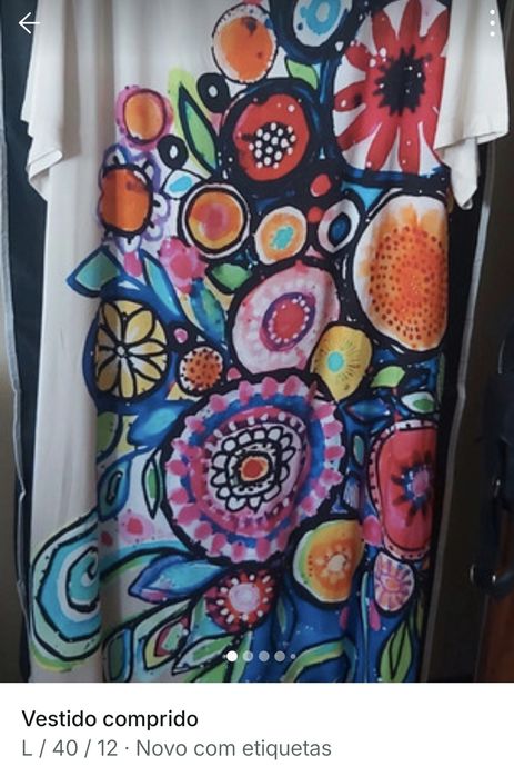Vestido comprido muito fresquinho