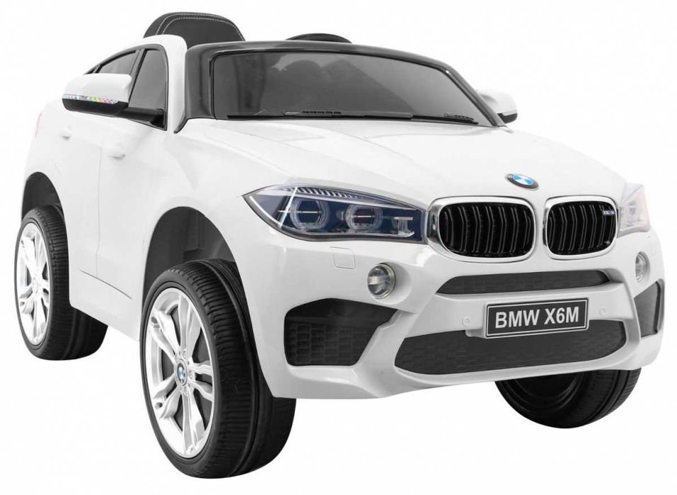 Autko na akumulator BMW X6M jeep dżip dla dzieci pojazd SUV pilot RC