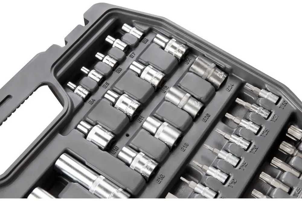 Набір інструментів KRAFT 108 ел хром-ванадій набор головок ключей PL