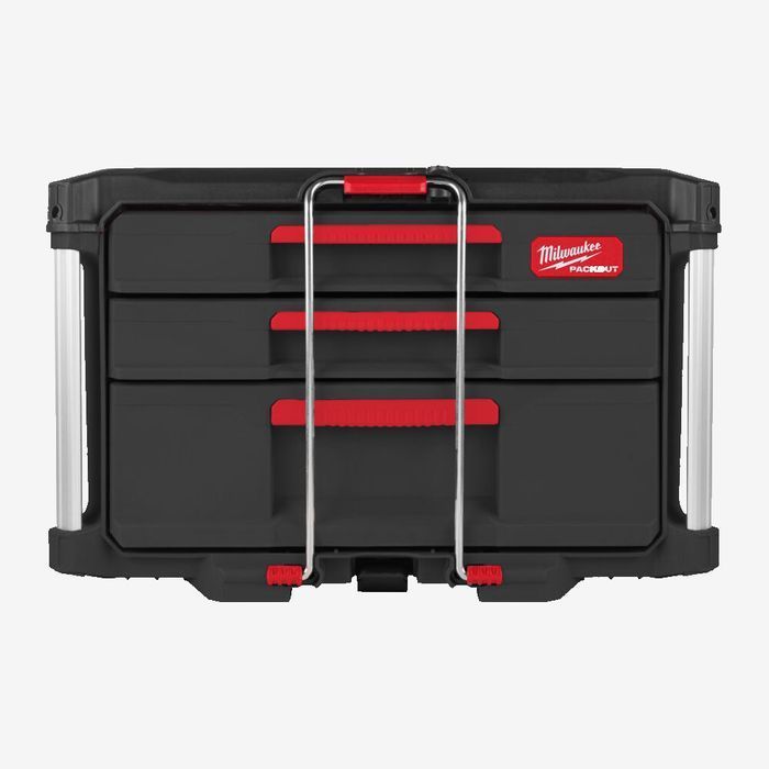 Ящик Milwaukee PACKOUT з 2+1 висувними відсіками