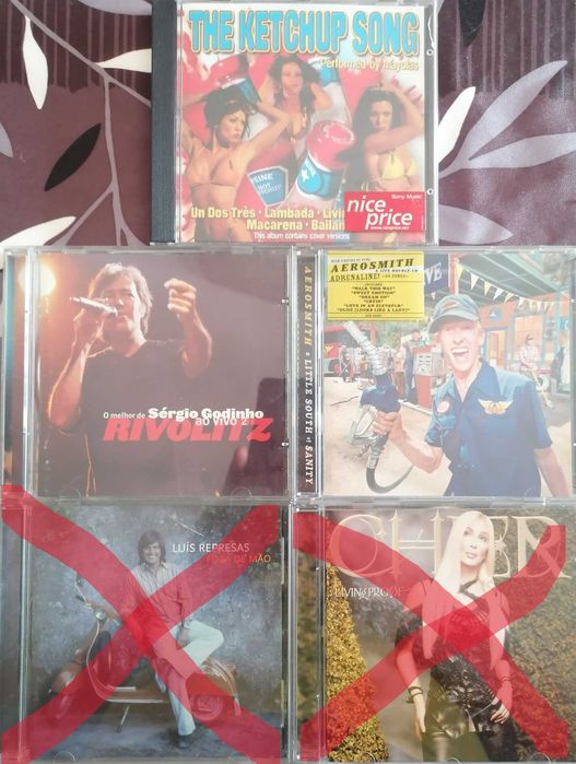 Lote de + de 60 cds musica originais em excelente estado