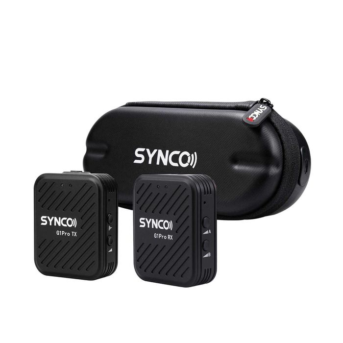 Microfone WIRELESS SYNCO G1 - Na caixa