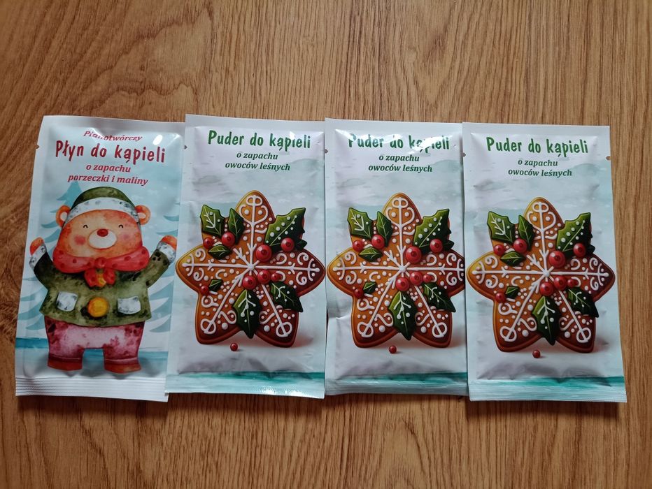 Zestaw pudrów do kąpieli i płyn Rossmann eloy