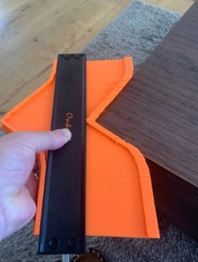 Regua de moldar, para madeira, metal