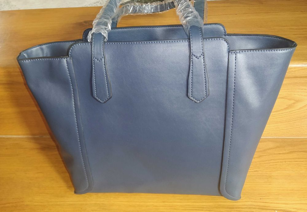 Duża torebka damska A4 Pierre Cardin - NOWA granat