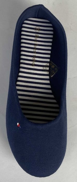 Granatowe materiałowe baleriny rozm.37 (T140)